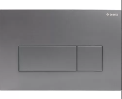 Инсталляция для унитаза Deante, кнопка оружейная сталь - фото2