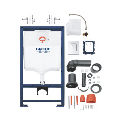 Инсталляция для унитаза Grohe Rapid SL 38772001, кнопка хром глянцевый - фото3