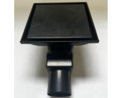 Трап душевой под плитку MSP-15 black Metline - фото