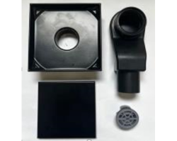 Трап душевой под плитку MSP-15 black Metline - фото2