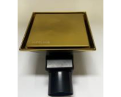 Трап душевой под плитку MSP-15 gold Metline - фото