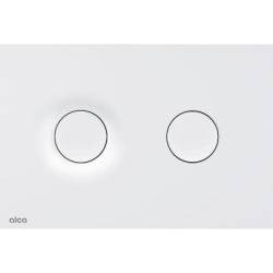 Кнопка смыва Alcaplast M1976, белый матовый - фото