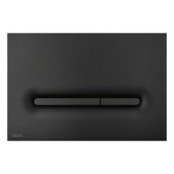 Кнопка смыва Alcaplast M1878, черный матовый - фото