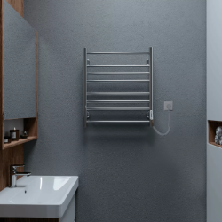 Полотенцесушитель электрический Gloss&Reiter Line Э2 Л.50x60.Л8 П, хром - фото3