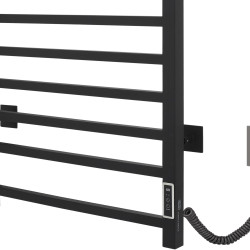 Полотенцесушитель электрический Gloss&Reiter Pro-gress Э2 Л 50x80 P10 , черный - фото5