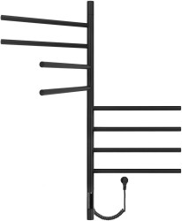 Полотенцесушитель электрический Gloss&Reiter Ti#1 E2.L.43х100.F8, черный - фото