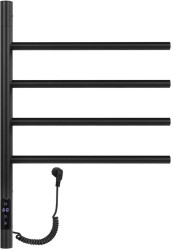 Полотенцесушитель электрический Gloss&Reiter Ti#1 E2.L.43х60.F4, черный - фото