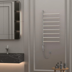 Полотенцесушитель электрический Gloss&Reiter Ti#1 E2.L.43х100.F8,хром - фото3