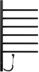 Полотенцесушитель электрический Gloss&Reiter Ti#1 E2.L.43х80.F6, черный - фото