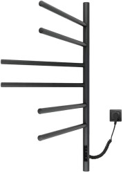 Полотенцесушитель электрический Gloss&Reiter Ti#1 E2.L.43х80.F6, черный - фото2