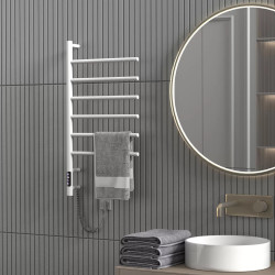 Полотенцесушитель электрический Gloss&Reiter Ti#1 E2.L.43х80.F6, белый - фото3
