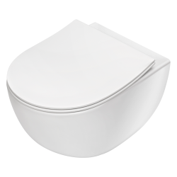 Унитаз подвесной с крышкой Deante Peonia - фото