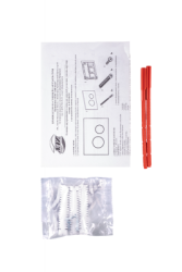 Кнопка смыва АНИ Пласт WP1333, черный матовый - фото4