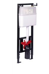 Инсталляция для унитаза АНИ Пласт WC1110, кнопка черная матовая WP1533 - фото3