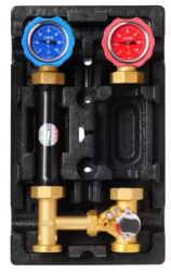 Насосная группа VIEIR VER-PRO VR217-25/6 без насоса с трехходовым клапаном - фото