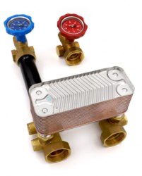 Насосная группа с теплообменником VIEIR VR222 без насоса - фото4