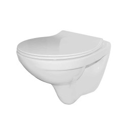 Унитаз подвесной с крышкой Керамин Санти R - фото