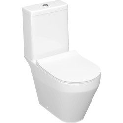 Унитаз напольный с бачком и крышкой Керамин Бари R, сиденье Slim с микролифтом - фото3