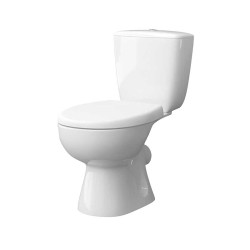 Унитаз напольный с бачком и крышкой Керамин Позитано Инкоэр с жестким сиденьем - фото