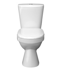 Унитаз напольный с бачком и крышкой Керамин Лаго Инкоэр с жестким сиденьем - фото2