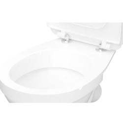 Унитаз напольный с бачком и крышкой Керамин Лаго Инкоэр с жестким сиденьем - фото4