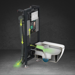 Инсталляция для унитаза Rehau Mepa P31 кнопка белая - фото4