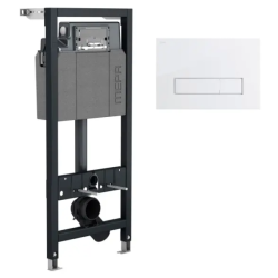 Инсталляция для унитаза Rehau Mepa P31 кнопка белая - фото