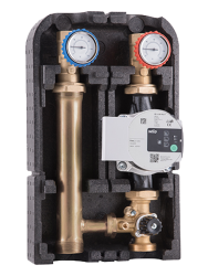 Насосная группа Barberi с насосом WILO Para 25-180/7 и трехходовым смесительным клапаном, универсальная - фото