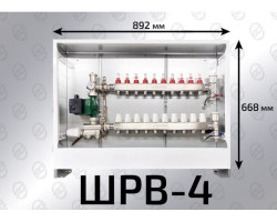 Шкаф коллекторный RISPA 11-12 выходов ШРВ-4 - фото