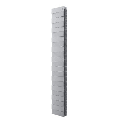Радиатор биметаллический Royal Thermo Piano Forte Tower 200 Silver Satin 22 секц. - фото