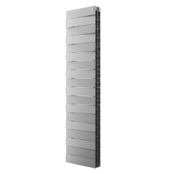 Радиатор биметаллический Royal Thermo Piano Forte Tower 300 Silver Satin 18 секц. - фото