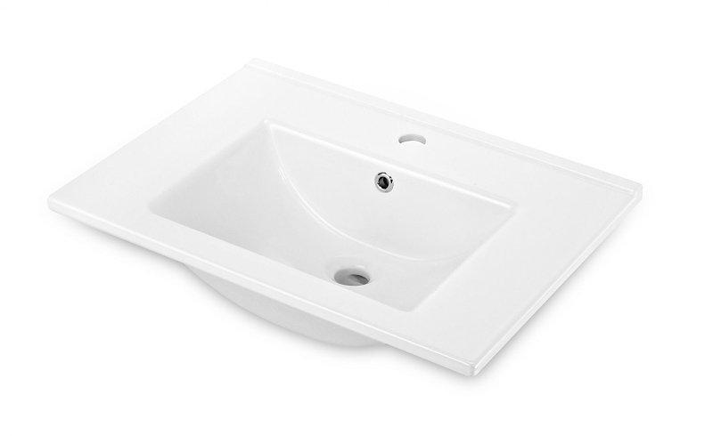 Умывальник врезной Deante Floks 600*450 мм, белый - фото
