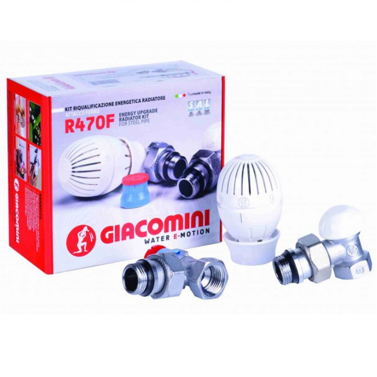 Н-р кранов 
Giacomini R470FX003 1/2" угловой - фото