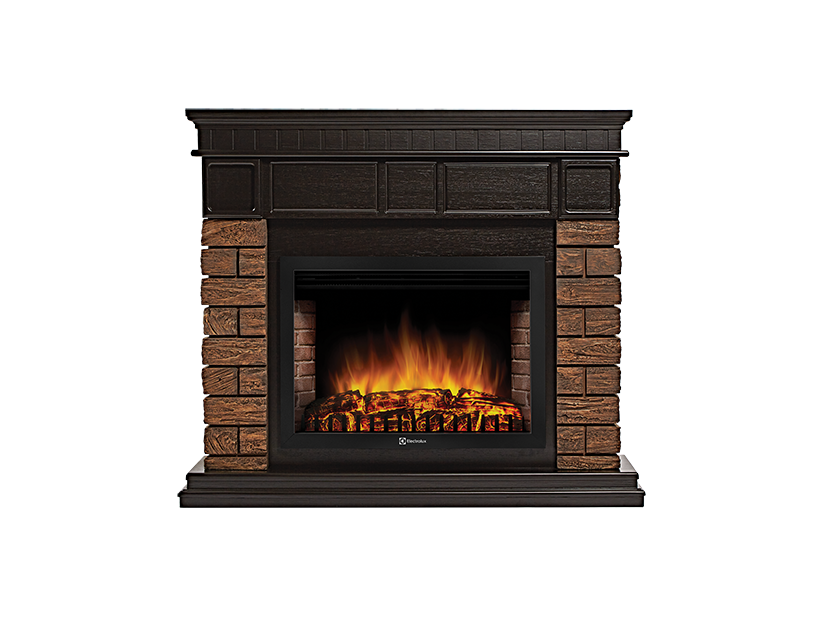 Портал Firelight BRICKS WOOD для очагов Electrolux 31" и 33"  - фото