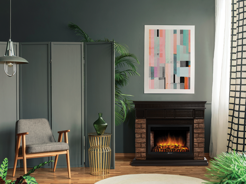 Портал Firelight BRICKS WOOD для очагов Electrolux 31" и 33"  - фото3